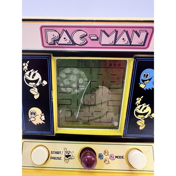 Pac Man Hand Held Mini Arcade Style Game Bandai Namco Tested Works! - Picture 2 of 7